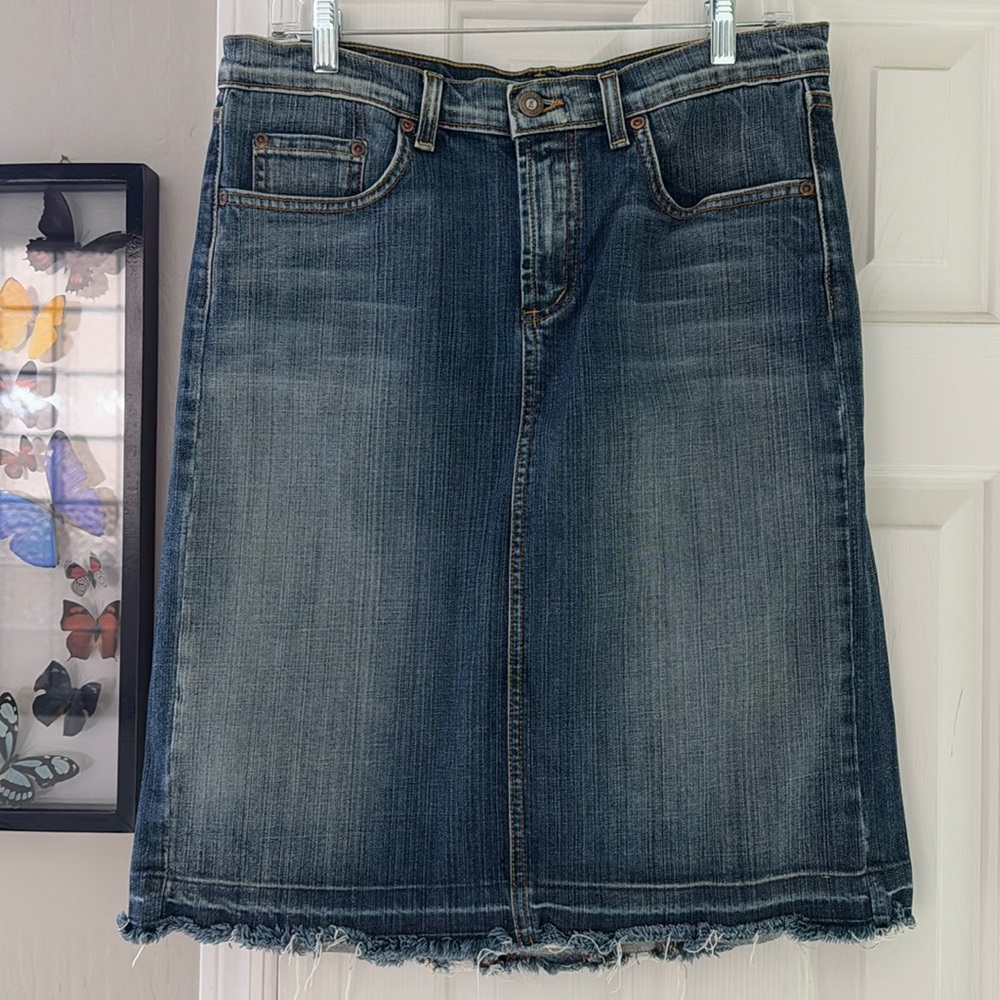 David Kahn Denim Jean Skirt